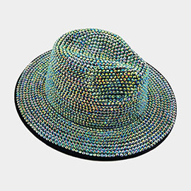 Bling Studded Panama Hat