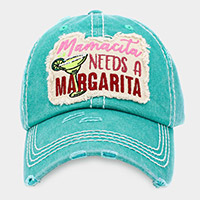 Mamacita NEEDS A MARGARITA Message Vintage Baseball Cap