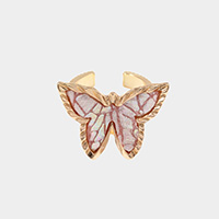 Patterned Butterfly Ring