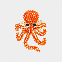 Bead Embellished Octopus Stretch Ring