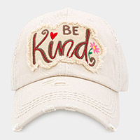 BE Kind Message Vintage Baseball Cap