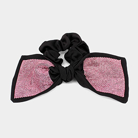 Oversized Flexible Bling Bow Scrunchie Hairband