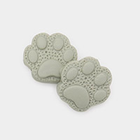 Paw Polymer Clay Stud Earrings