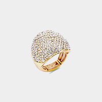 Rhinestone Pave Stretch Ring