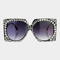 Studded Square Sunglasses
