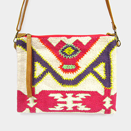 Boho Patterned Crossbody Bag