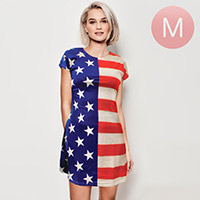 American USA Flag Dress