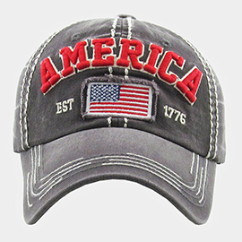 American USA Flag Vintage Baseball Cap