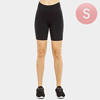 Ladies High Waisted 15 Inch Outseam Shorts Leggings