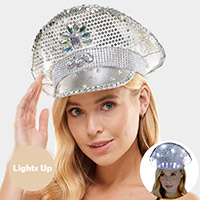 Light Up Sequin Hat