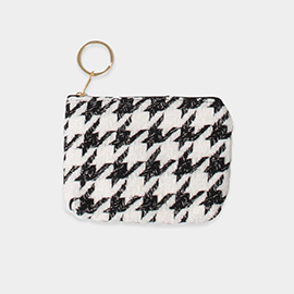 Houndstooth Coin / Card Purse