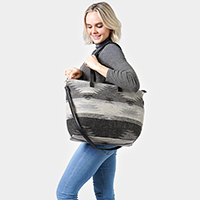 Western Weekend Tote Bag With Pouch