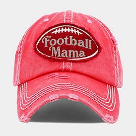 FOOTBALL MAMA Vintage Baseball Cap