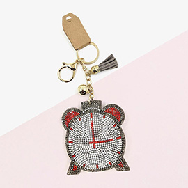 Bling Clock Tassel Keychain