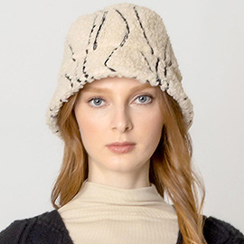 Geometric Sherpa Bucket Hat