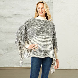 Soft Chenille Top With Fringe