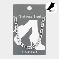 Stainless Steel Metal Chain Anklet