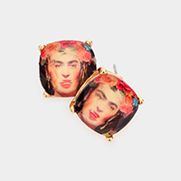 Frida Kahlo Stud Earrings