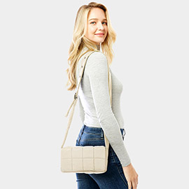 Quilted Puffer Crossbody Bag