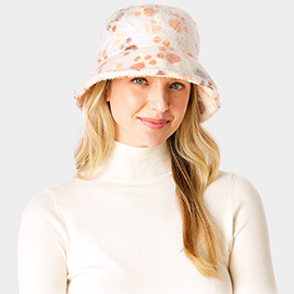 Animal Paw Faux Fur Bucket Hat