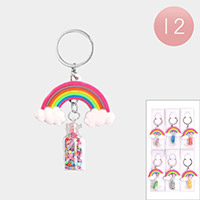 12PCS - Rainbow Keychains