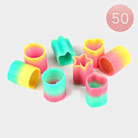 50PCS - Assorted Magic Mini Spring Toys