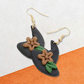 Polymer Clay Witch Hat Dangle Earrings