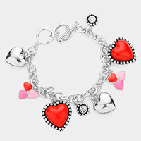 Heart Charm Bracelet