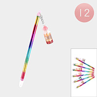 12PCS - Shell Rainbow Ball Pens