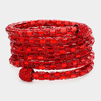 Bling Coil Adjustable Bracelet