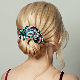 Aztec Patterned Scrunchie Hairband