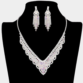 Rhinestone Pave Necklace