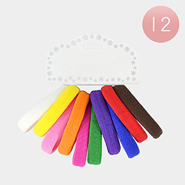 12 Set of 10 - Ponytail Hair Bands