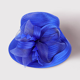 Mesh Bow Dressy Hat