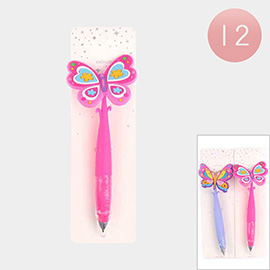 12PCS - Butterfly Ball Pens
