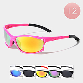 12PCS - Tinted Wayfarer Sunglasses