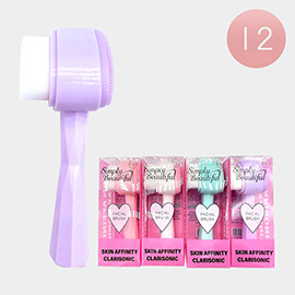 12PCS - Double Sided Facial Brushes