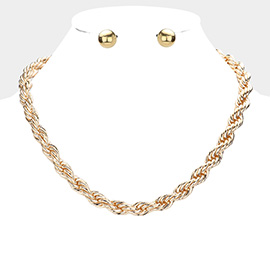 18 Inch Metal Chain Necklace