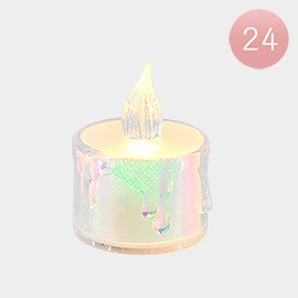 24PCS - Flameless LED Tealight Candles