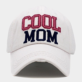Cool Mom Message Vintage Baseball Cap