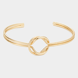 Knot Metal Cuff Bracelet