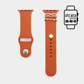 Flower Pointed Apple Watch Silicone Band