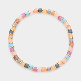 Multi Beads Stretch Bracelet
