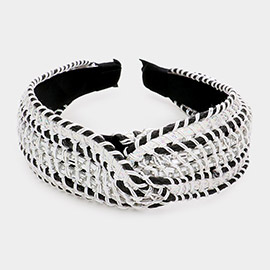 Woven Cord Twisted Headband