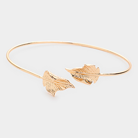 Metal Leaf Bracelet