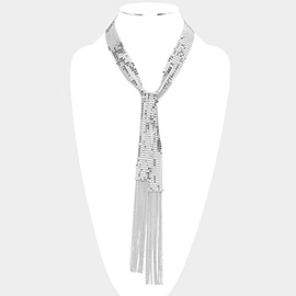 Secret Box _ Mesh Chain Long Necklace