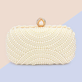 Pearl Evening Clutch / Crossbody Bag