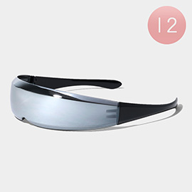 12PCS - Visor Style Sunglasses
