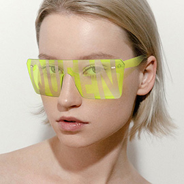 Queen Message Tinted Wayfarer Sunglasses