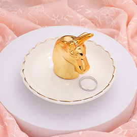 Unicorn Ring Holder Jewelry Dish